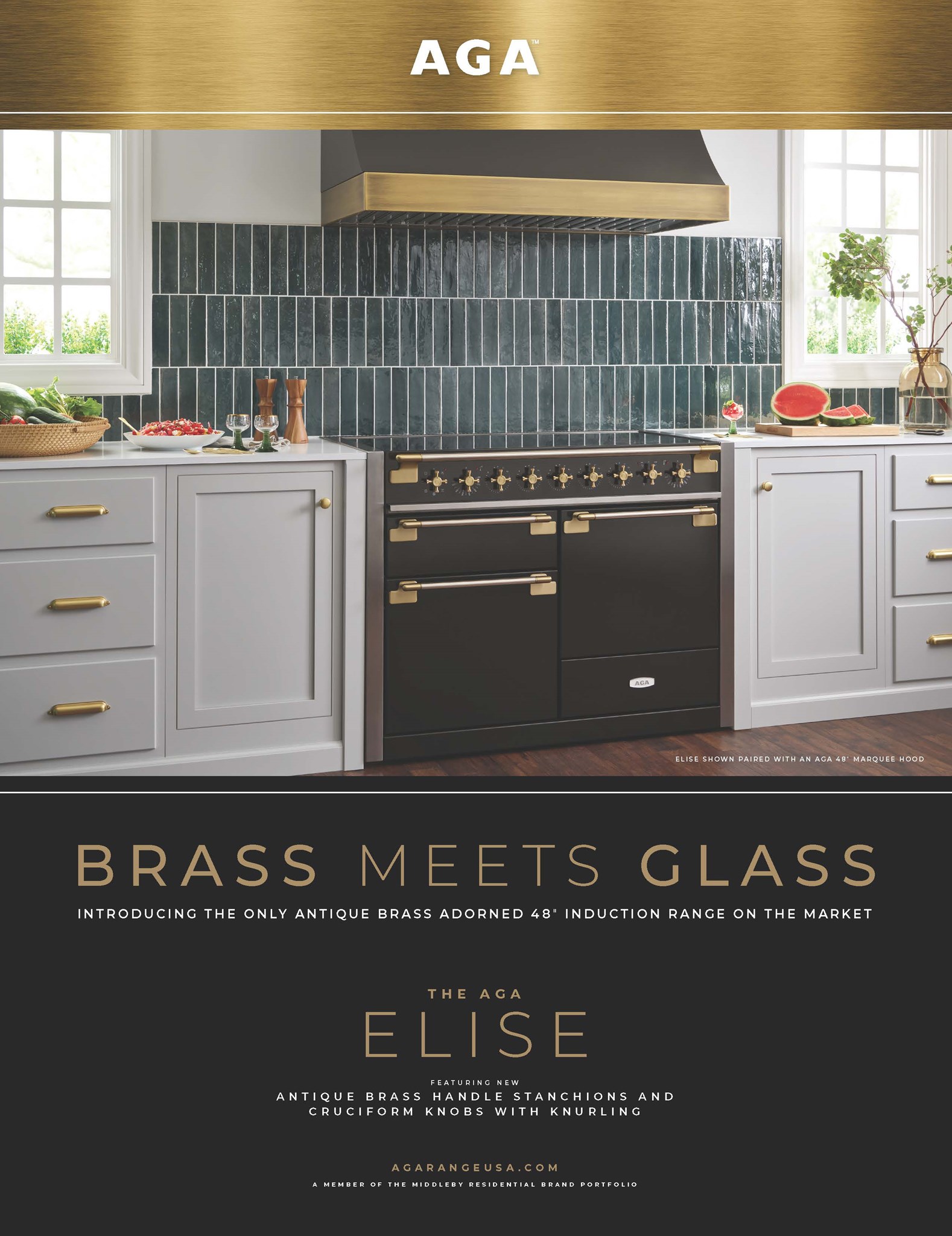 Picture of AGA Elise Brass Meets Glass Brochures